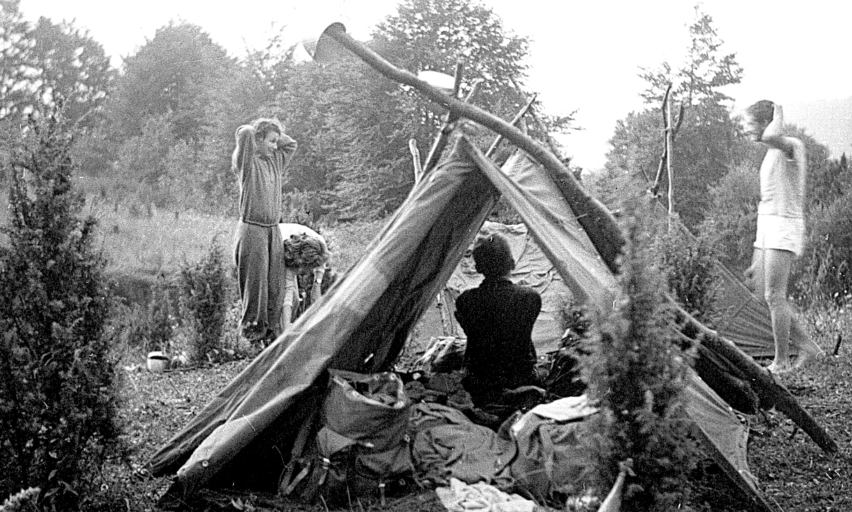 Almatur Bieszczady biwak 1958
